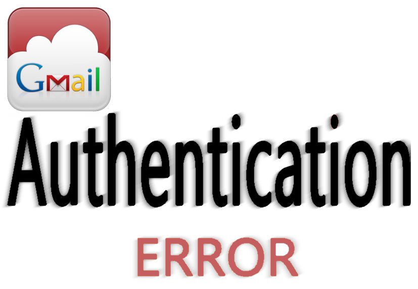 auth error gmail