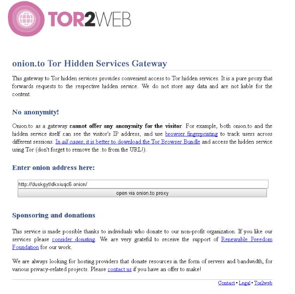 access Deep Web without TOR